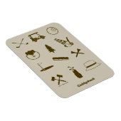 Caddyshack-pictogrammen Magneet (Rechterzijde)