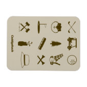 Caddyshack-pictogrammen Magneet (Horizontaal)
