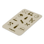 Caddyshack-pictogrammen Magneet (Linkerzijde)