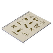 Caddyshack-pictogrammen Notitieboek (Linkerzijde)