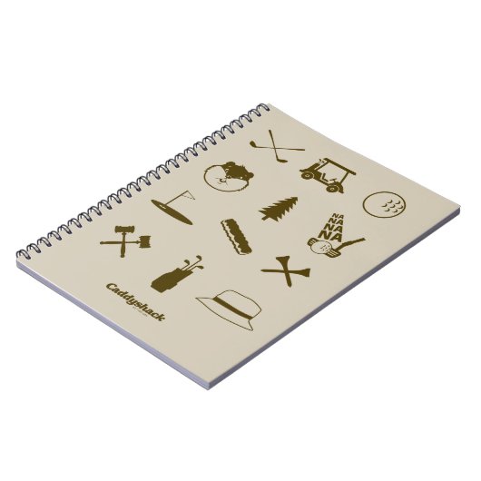 Caddyshack-pictogrammen Notitieboek (Linkerzijde)