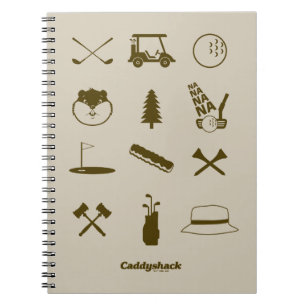 Caddyshack-pictogrammen Notitieboek