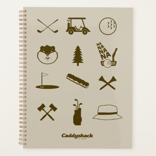 Caddyshack-pictogrammen Planner (Voorkant)