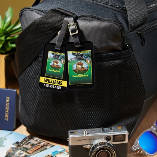 Caddyshack Poster Bagagelabel (Voorkant /achterkant)