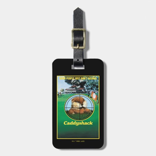 Caddyshack Poster Bagagelabel (Voorkant verticaal)