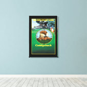 Caddyshack Poster Canvas Afdruk (Insitu (Houten vloer))
