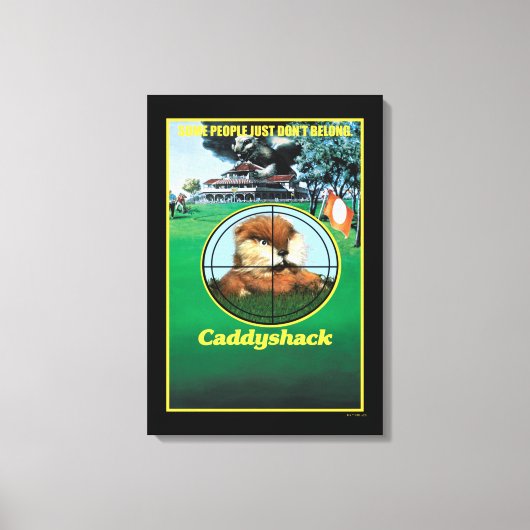 Caddyshack Poster Canvas Afdruk (Voorkant)
