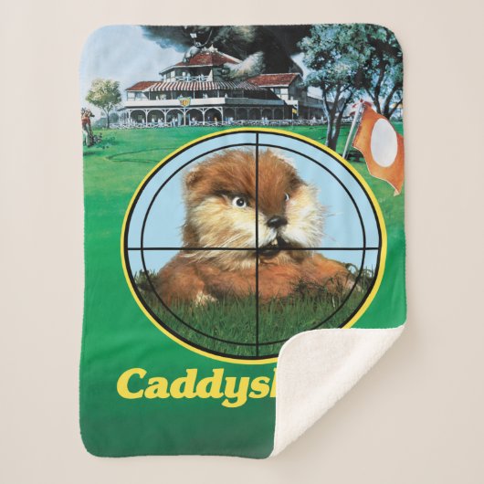 Caddyshack Poster Sherpa Deken (Voorkant)
