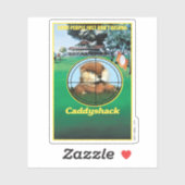 Caddyshack Poster Sticker (Vel)