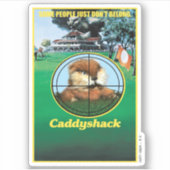 Caddyshack Poster Sticker (Voorkant)