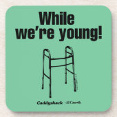 Caddyshack | Terwijl we jong zijn. Bier Onderzetter (Voorkant)