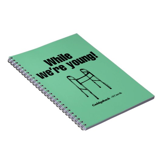 Caddyshack | Terwijl we jong zijn. Notitieboek (Rechterzijde)