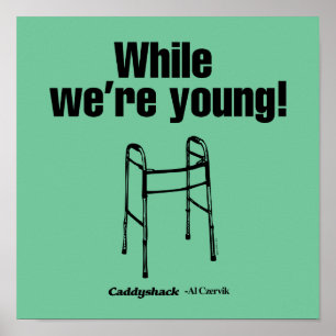 Caddyshack Terwijl we jong zijn. Poster