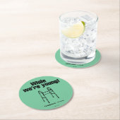 Caddyshack | Terwijl we jong zijn. Ronde Kartonnen Onderzetter (Insitu)