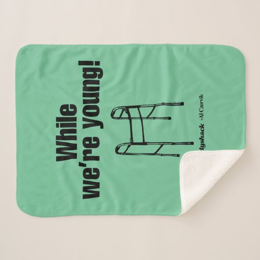 Caddyshack | Terwijl we jong zijn. Sherpa Deken (Voorkant (horizontaal))