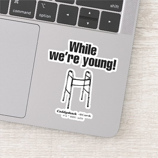 Caddyshack | Terwijl we jong zijn. Sticker (Detail)