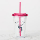 Caddyshack | Twee fouten maken geen recht Acryl Drinkbeker (Voorkant)