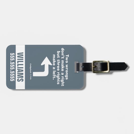 Caddyshack | Twee fouten maken geen recht Bagagelabel (Voorkant horizontaal)