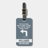 Caddyshack | Twee fouten maken geen recht Bagagelabel (Voorkant verticaal)