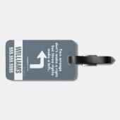 Caddyshack | Twee fouten maken geen recht Bagagelabel (Achterkant horizontaal)