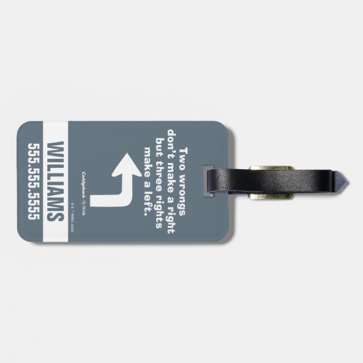 Caddyshack | Twee fouten maken geen recht Bagagelabel (Achterkant horizontaal)