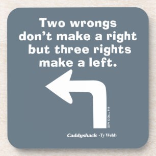 Caddyshack   Twee fouten maken geen recht Bier Onderzetter