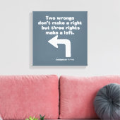 Caddyshack | Twee fouten maken geen recht Canvas Afdruk (Insitu (Woonkamer))