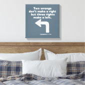 Caddyshack | Twee fouten maken geen recht Canvas Afdruk (Insitu (Slaapkamer))