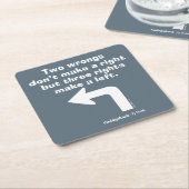 Caddyshack | Twee fouten maken geen recht Kartonnen Onderzetters (Schuin)