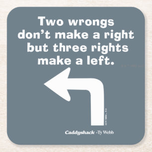 Caddyshack   Twee fouten maken geen recht Kartonnen Onderzetters