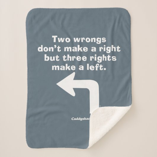 Caddyshack | Twee fouten maken geen recht Sherpa Deken (Voorkant)