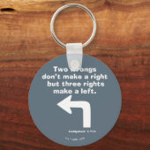 Caddyshack | Twee fouten maken geen recht Sleutelhanger (Voorkant)