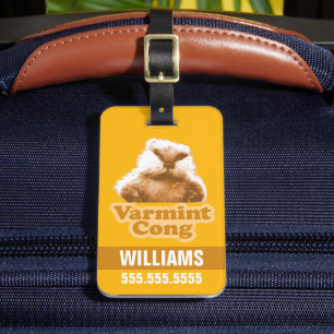 Caddyshack Varmint Cong Bagagelabel