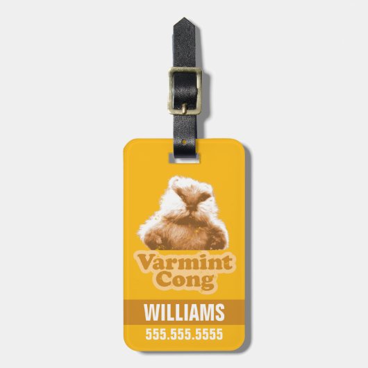 Caddyshack | Varmint Cong Bagagelabel (Voorkant verticaal)