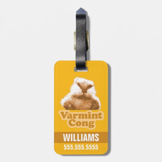 Caddyshack | Varmint Cong Bagagelabel (Achterkant verticaal)