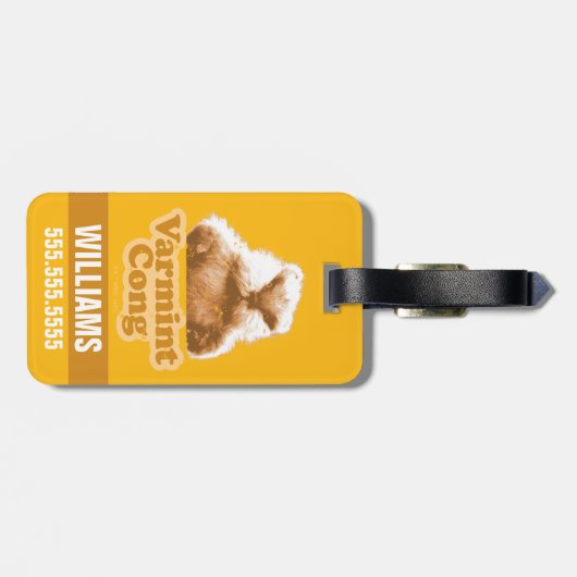 Caddyshack | Varmint Cong Bagagelabel (Achterkant horizontaal)