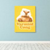 Caddyshack | Varmint Cong Canvas Afdruk (Insitu (Houten vloer))