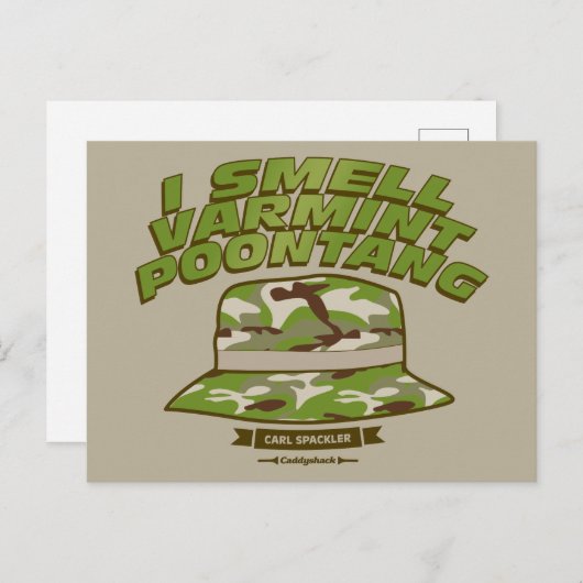 Caddyshack | Varmint Poontang Briefkaart (Voorkant / Achterkant)