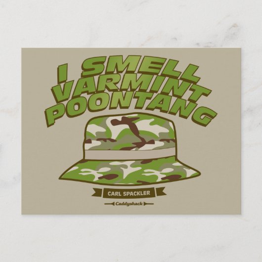Caddyshack | Varmint Poontang Briefkaart (Voorkant)