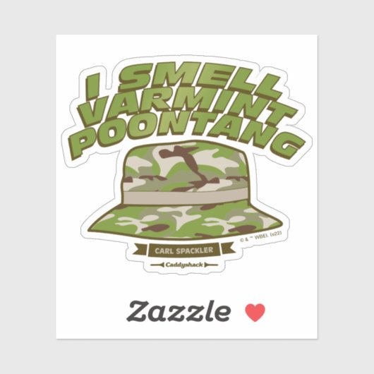 Caddyshack | Varmint Poontang Sticker (Vel)