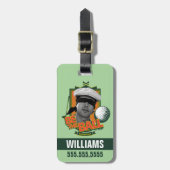 Caddyshack | Wees de bal Bagagelabel (Voorkant verticaal)