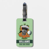 Caddyshack | Wees de bal Bagagelabel (Achterkant verticaal)