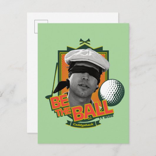 Caddyshack | Wees de bal Briefkaart (Voorkant / Achterkant)