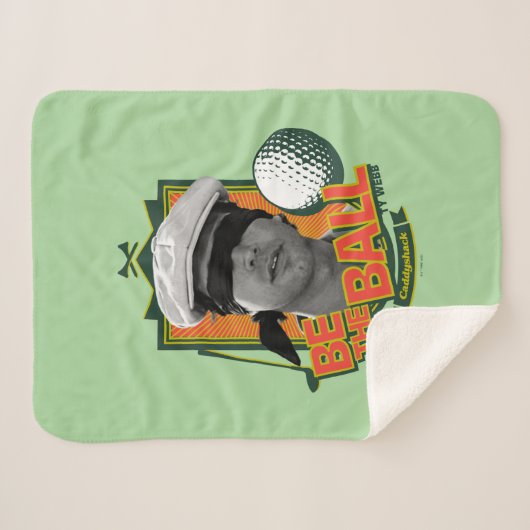 Caddyshack | Wees de bal Sherpa Deken (Voorkant (horizontaal))