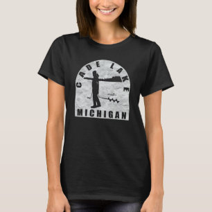 Cade Lake Ice Vissen Michigan T-shirt