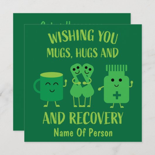 Cadeaautjes voor snel herstel na een beroerte (Voorkant / Achterkant)