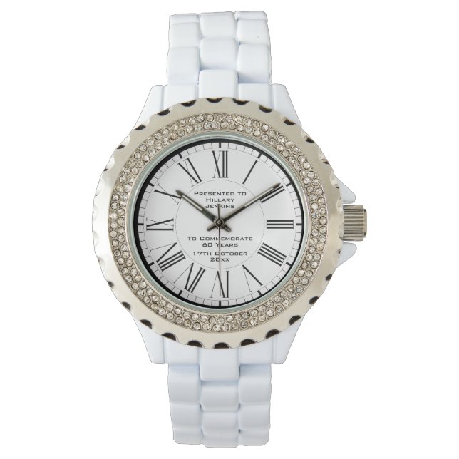 Cadeaohorloge 60e verjaardag horloge (Voorkant)