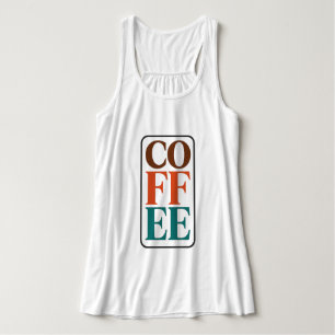 Cadeaotanktop voor koffie voor haar tanktop