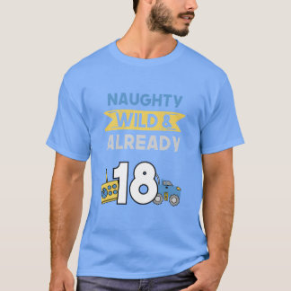 Cadeau 18 jaar verjaardag meisje jongen Cars retro T-shirt