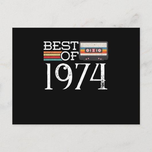 Cadeau 1974 Vintage 46e verjaardag Briefkaart (Voorkant)